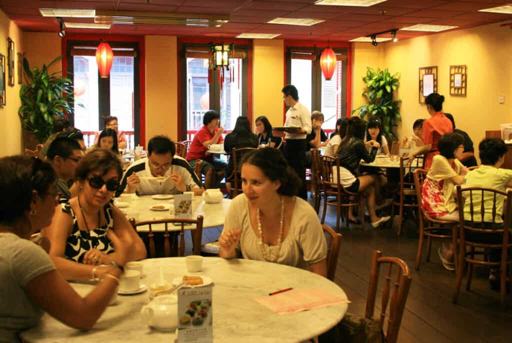 Yum Cha restaurant in Chinatown Singapore.