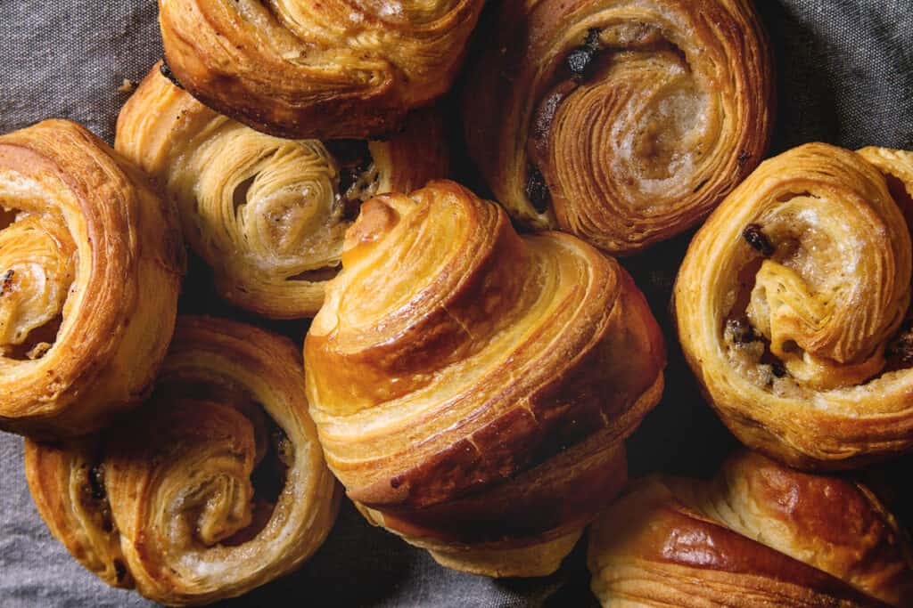 Fresh pastries from Kampong Glam bakery.