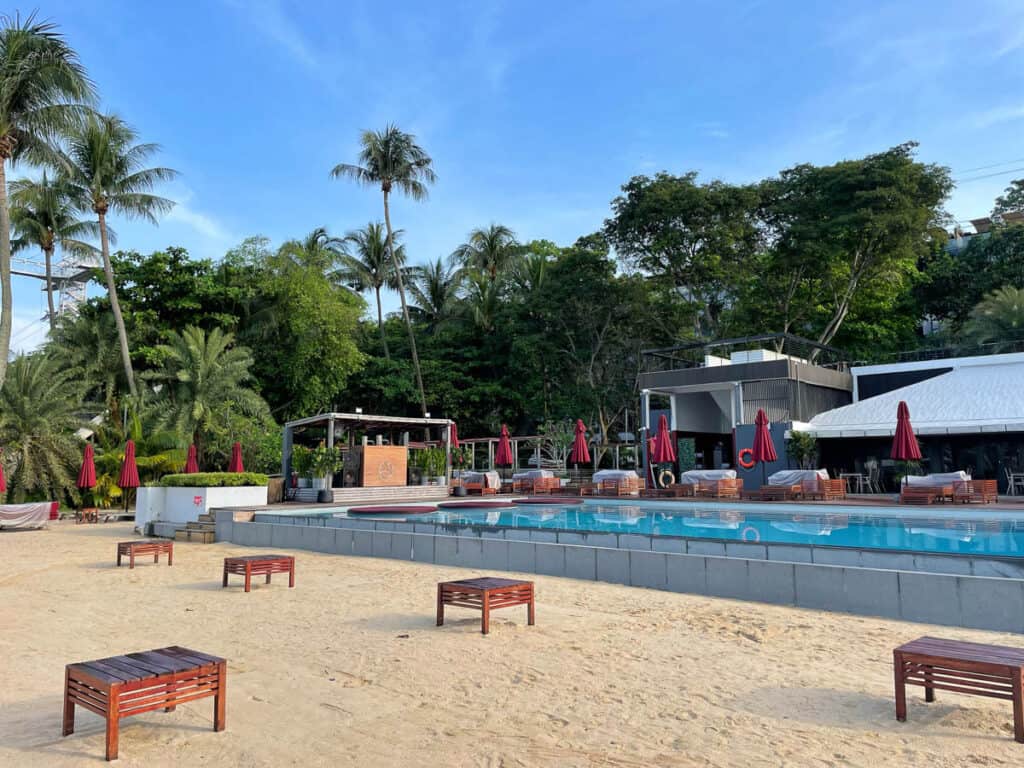 Rumours Beach Club Sentosa. 