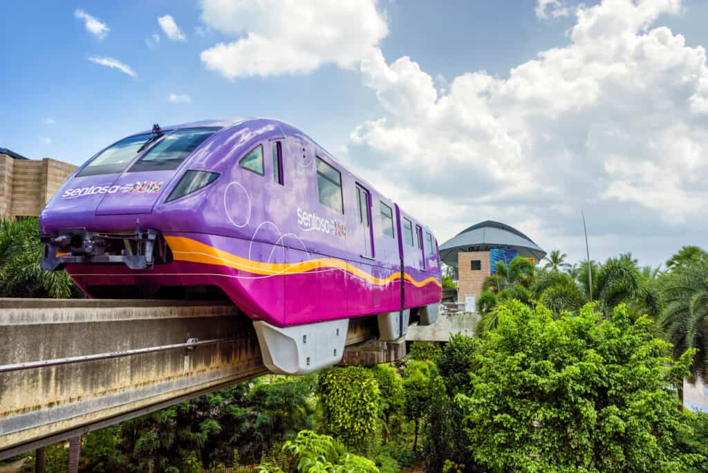 Sentosa Express monorail train