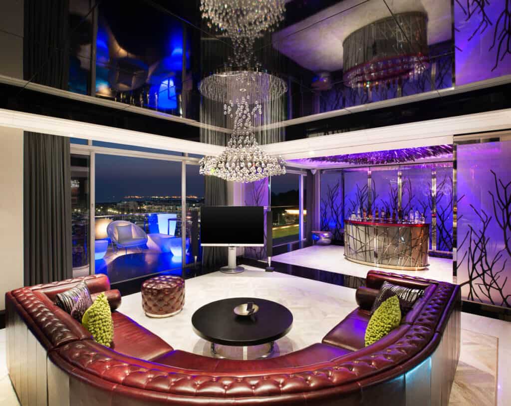 Extreme Wow suite at W Hotel Singapore.