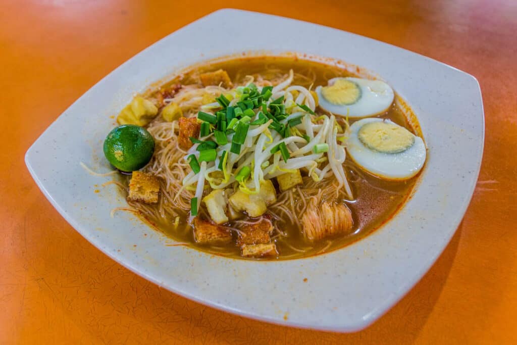 Bowl of mee siam. 