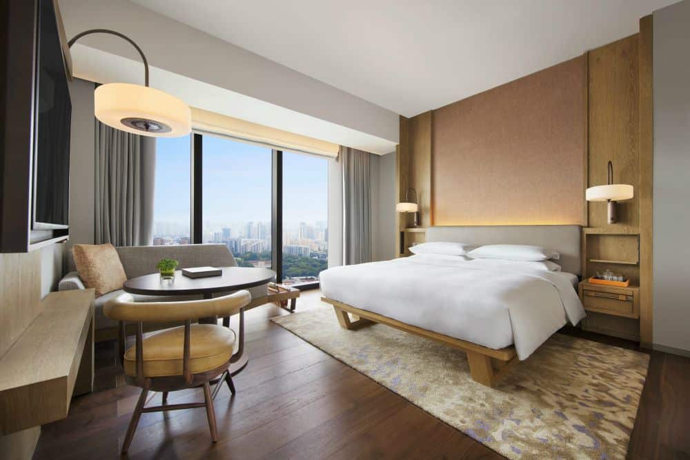 Andaz Singapore guest room.
