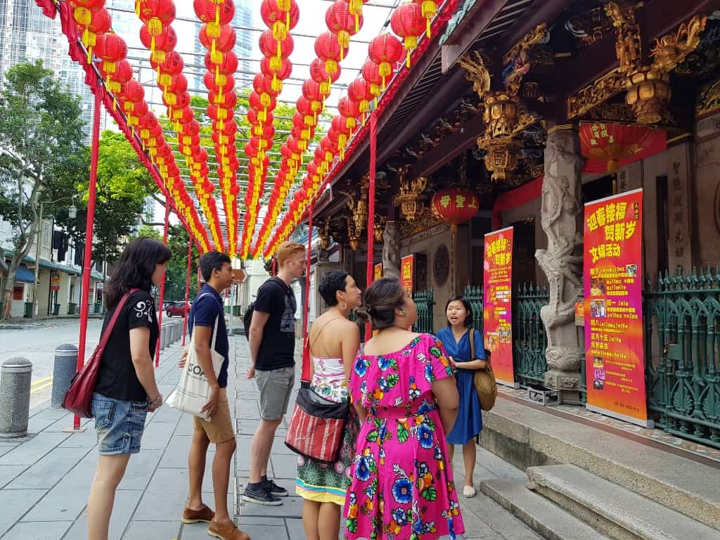 Chinatown walking tour Singapore.