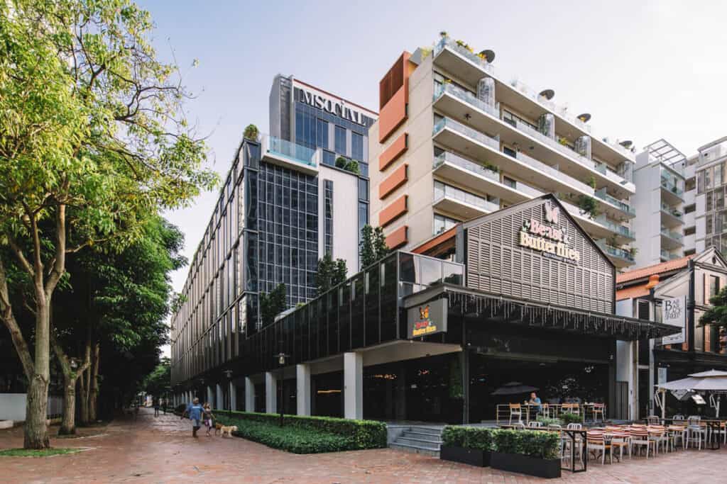 M Social Singapore hotel exterior.