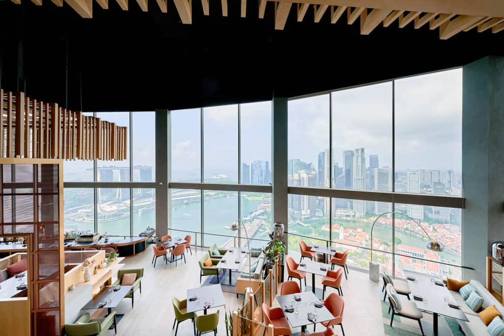 Skai restaurant Singapore.