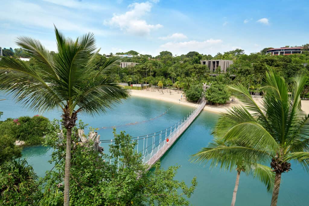 Palawan beach Sentosa island. 