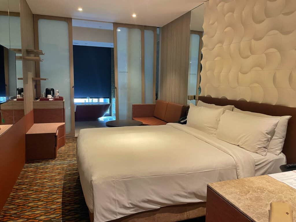 Crowne Plaza Changi Airport room in Jewel Wing.