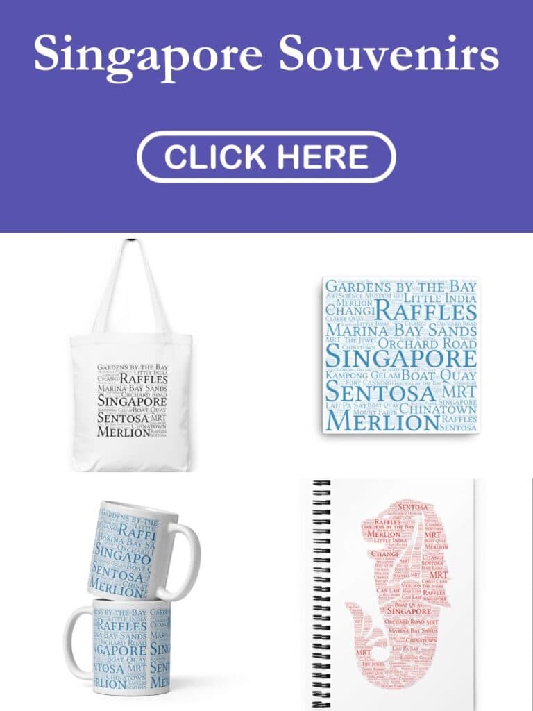 Singapore Souvenirs advert