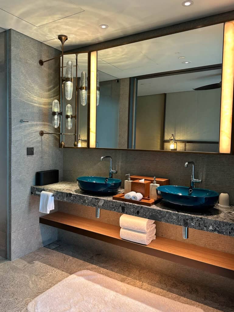 Bathroom at Mandai Rainforest Resort by Banyan Tree.