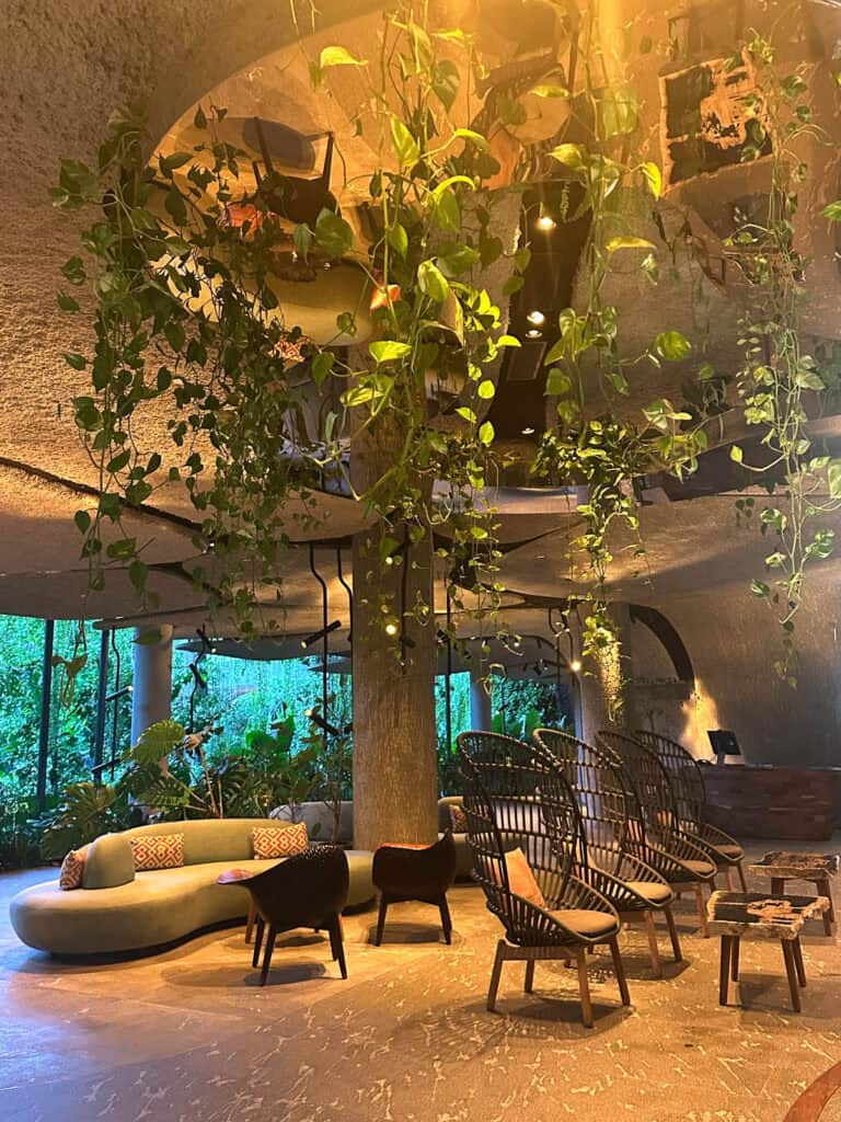 Lobby at Mandai Rainforest Resort by Banyan Tree.