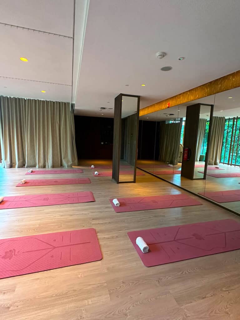 Pilates studio at Mandai Rainforest Resort by Banyan Tree.