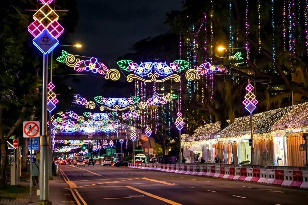 Geylang Serai Ramdan street lights. 