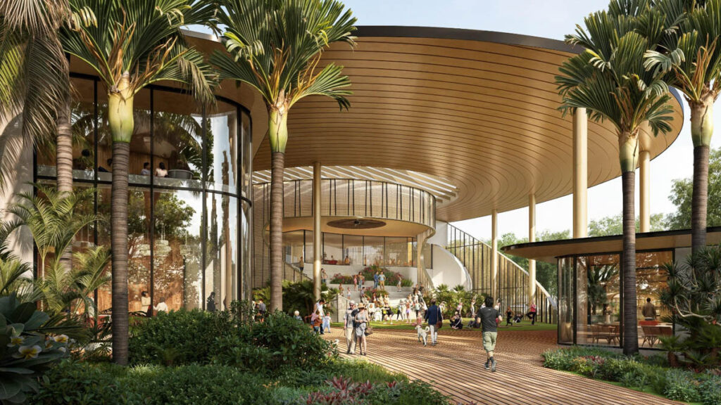 Changi airport lifestyle hub concept image. 
