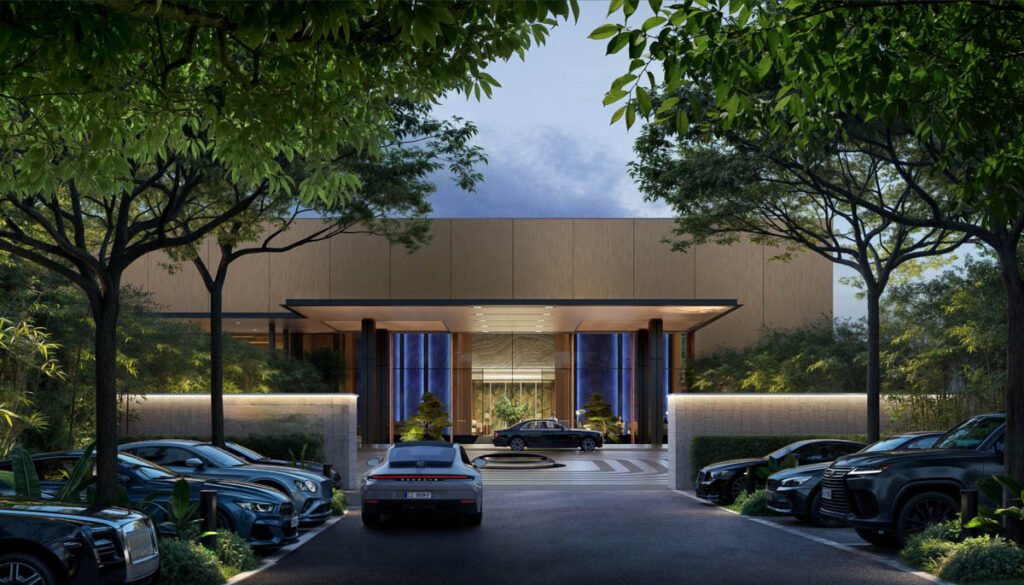 Changi airport private terminal concept image. 