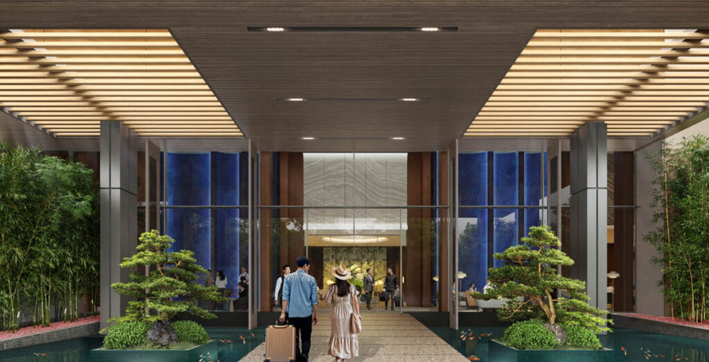 Changi airport private terminal concept image. 