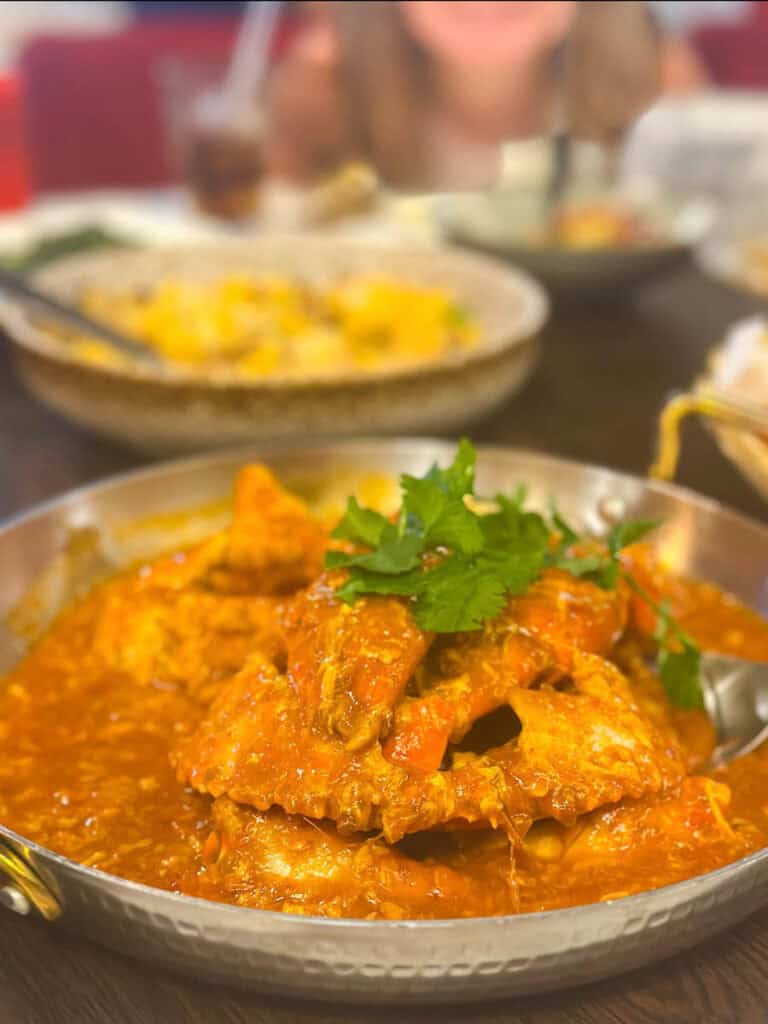 Singapore Chilli Crab.
