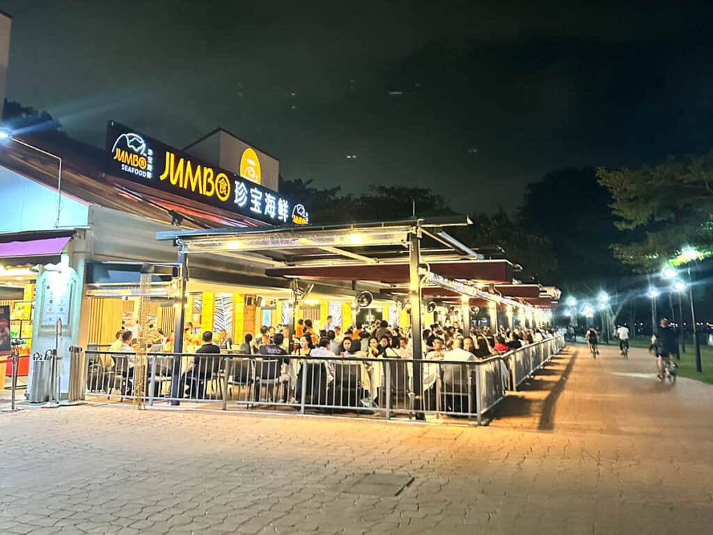Jumbo Seafood restaurant Singapore.
