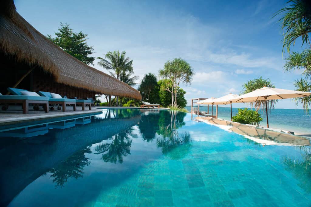 Cempedak Island swimming pool.
