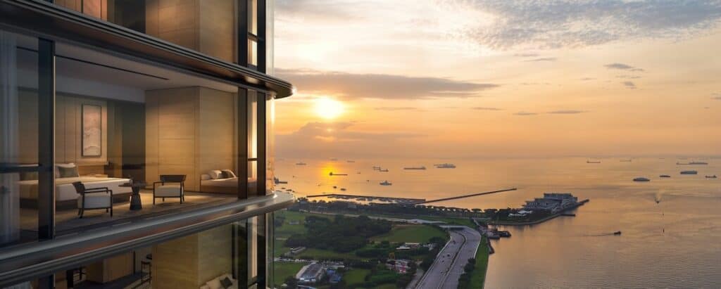 Aman Singapore and view.