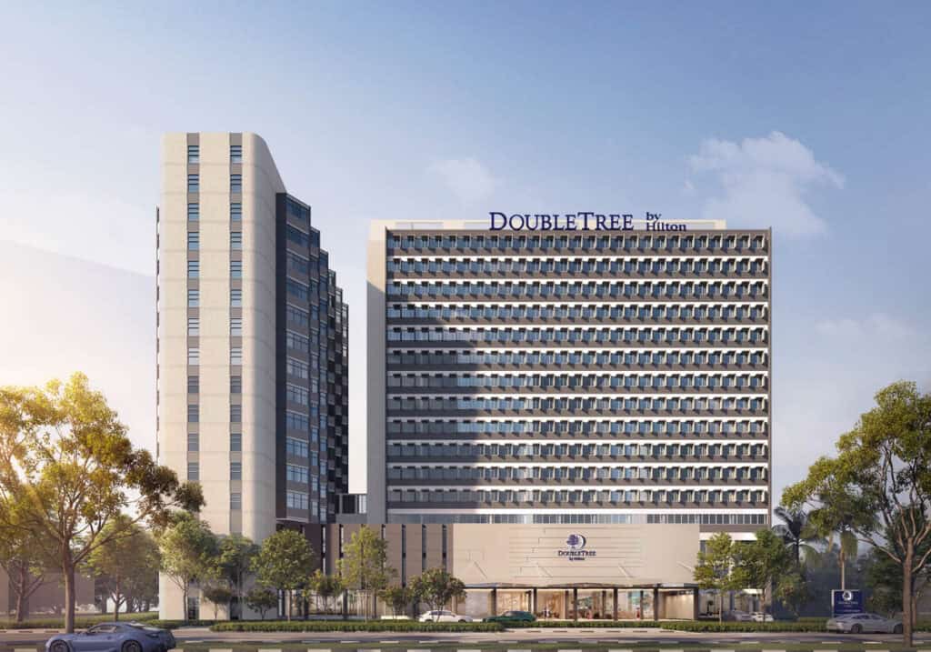 DoubleTree by Hilton exterior.
