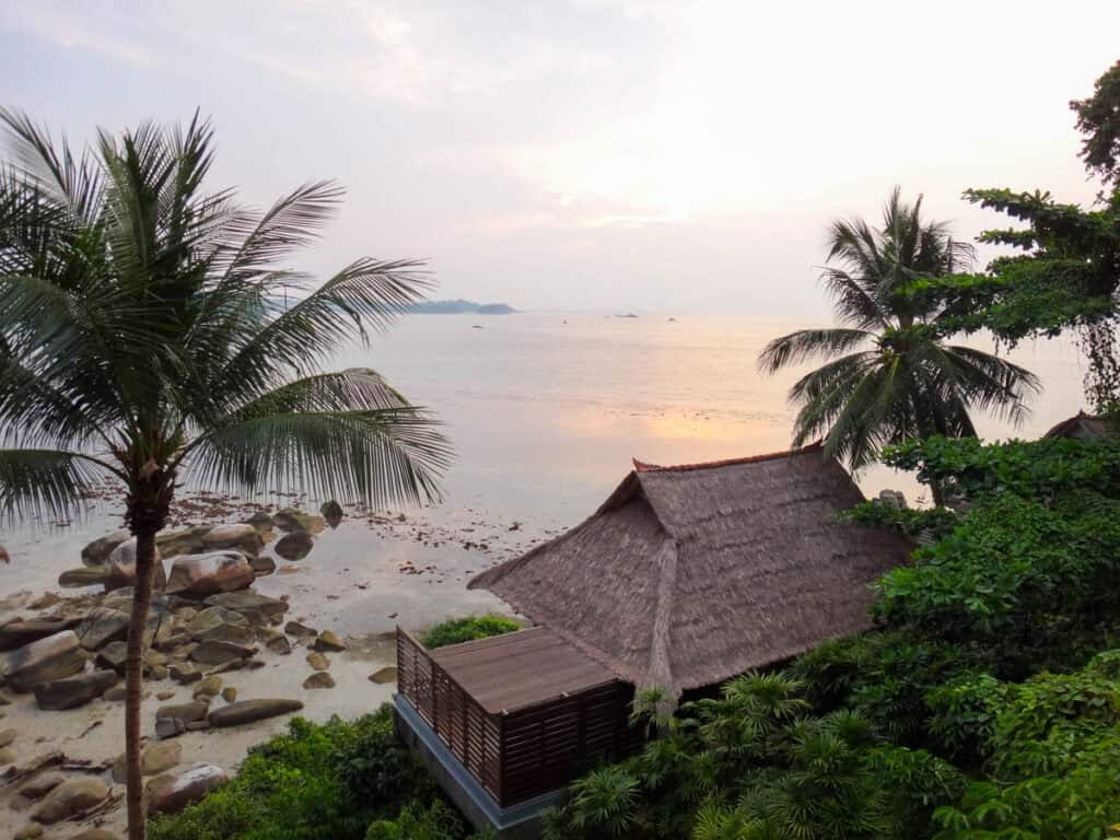 Ocean front Villa on Bintan Island.
